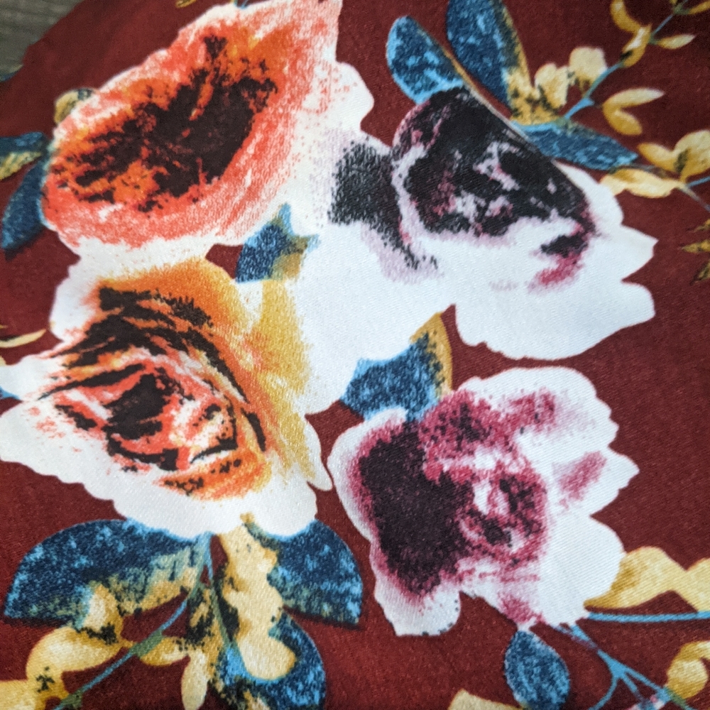 Halter floral jumpsuit